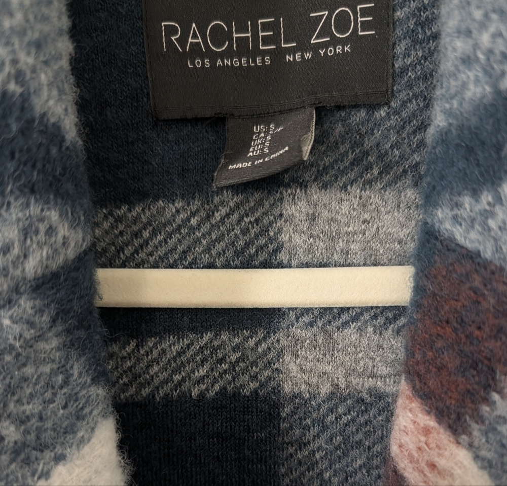 Plaid Coat By Rachel Zoe - Picture 2 of 5